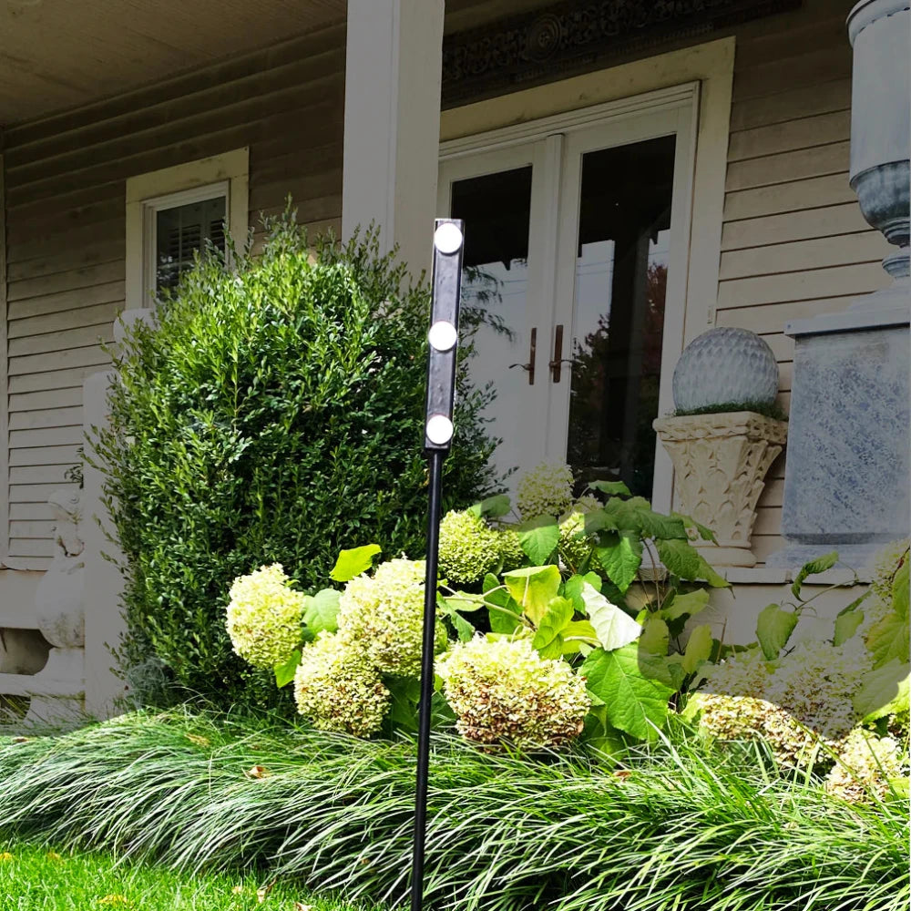 Magnetic Garden Stake in a garden