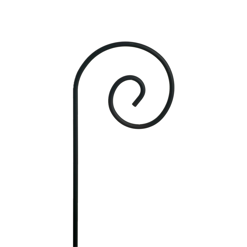 Shepherd's Hook Stake on a transparent background.